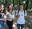 Студенти БДМУ розповідали чернівчанам про шкоду тютюнопаління