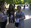 Студенти БДМУ розповідали чернівчанам про шкоду тютюнопаління