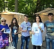 Студенти БДМУ розповідали чернівчанам про шкоду тютюнопаління